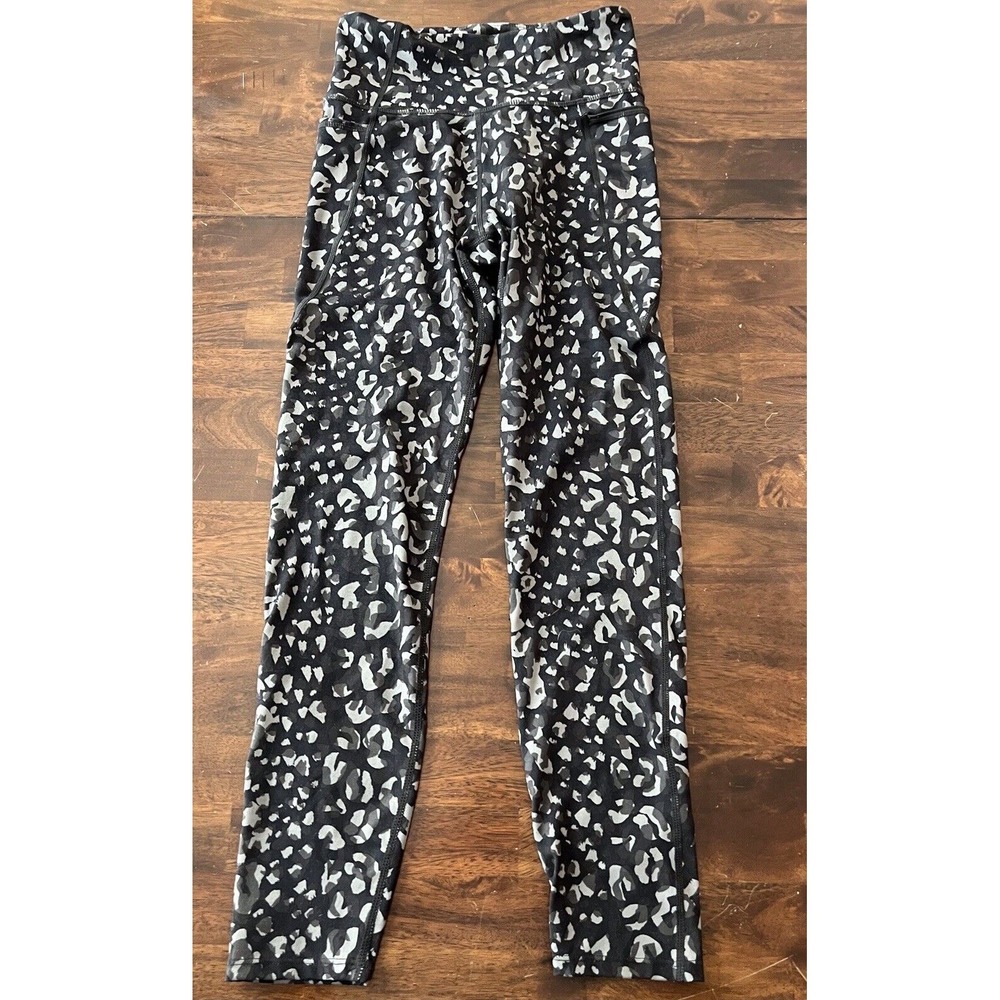 Joy Lab High Waisted Leggings Size XS Athletic Leopard Print‎